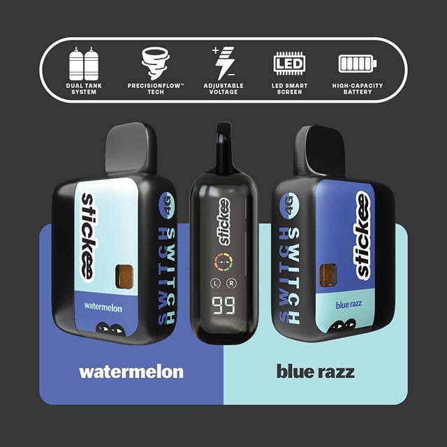 Switch Disposable 4g - Watermelon + Blue Razz