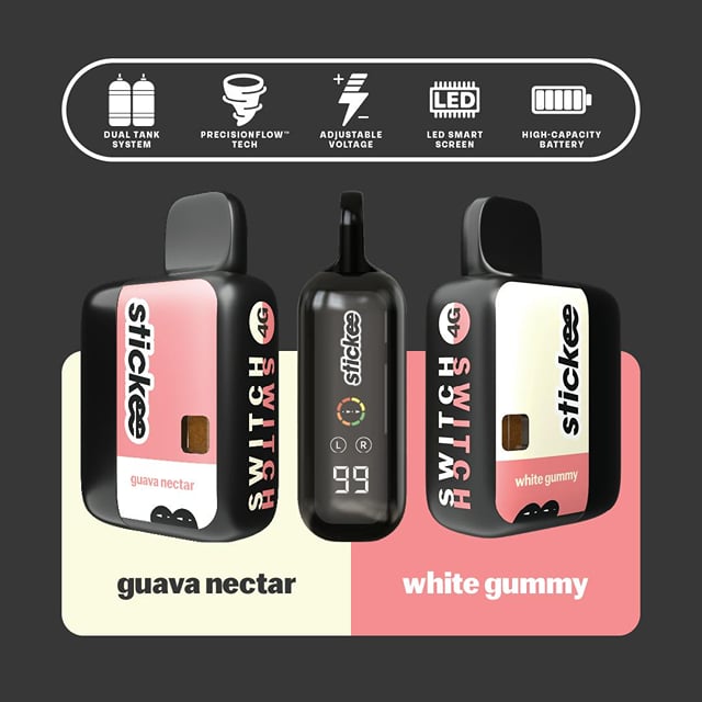 Switch Disposable 4g - Guava Nectar + White Gummy