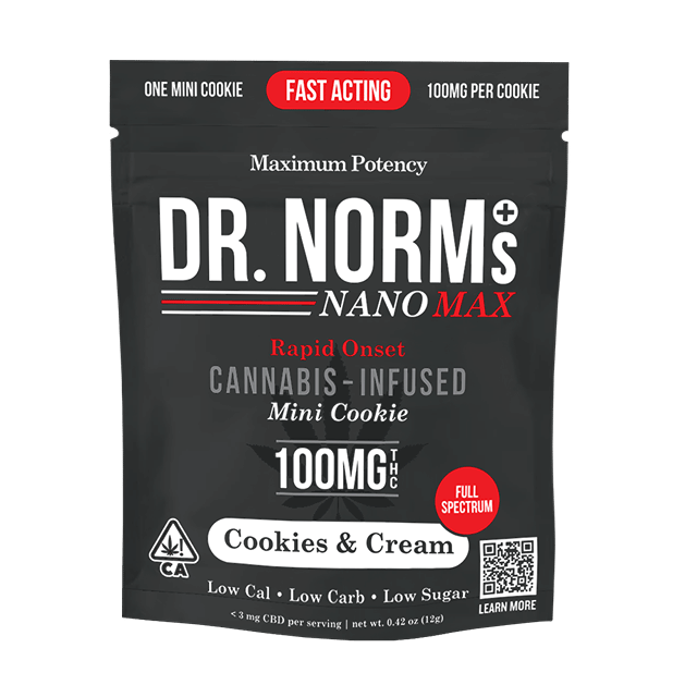 Dr. Norm's Cookies n Cream NANO 100mg MAX Cookies