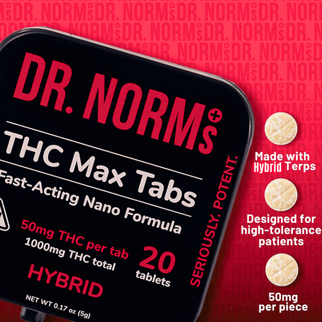 Hybrid - THC MAX 20ct Tablets 1000mg
