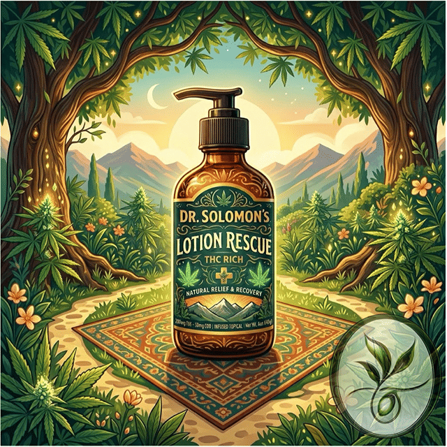 Dr. Solomon's Lotion- 200mg Rescue (THC Rich)