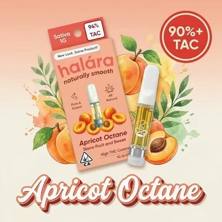 Apricot Octane HTHC Cart 1g