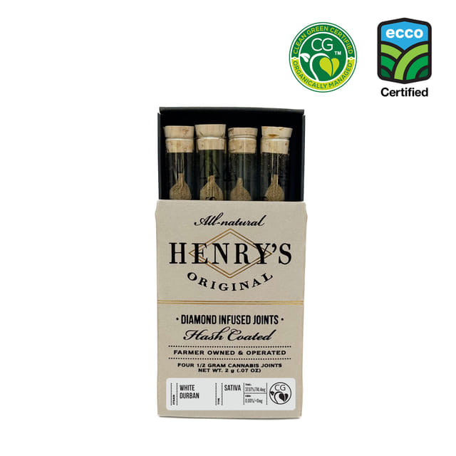 Henry's Original: White Durban - . Coated