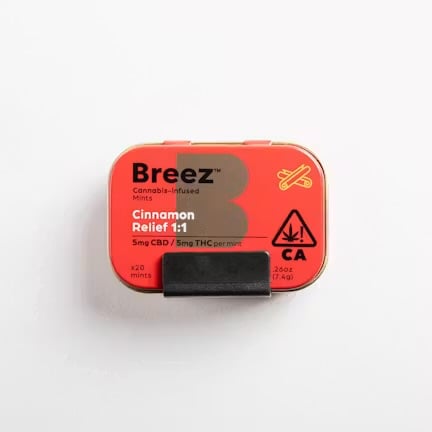 Cinnamon Mints 1:1 CBD:THC Tin