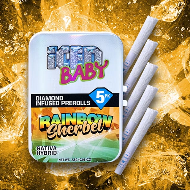 Rainbow Sherbet - Infused Preroll - 0.5g 5pk - Sativa