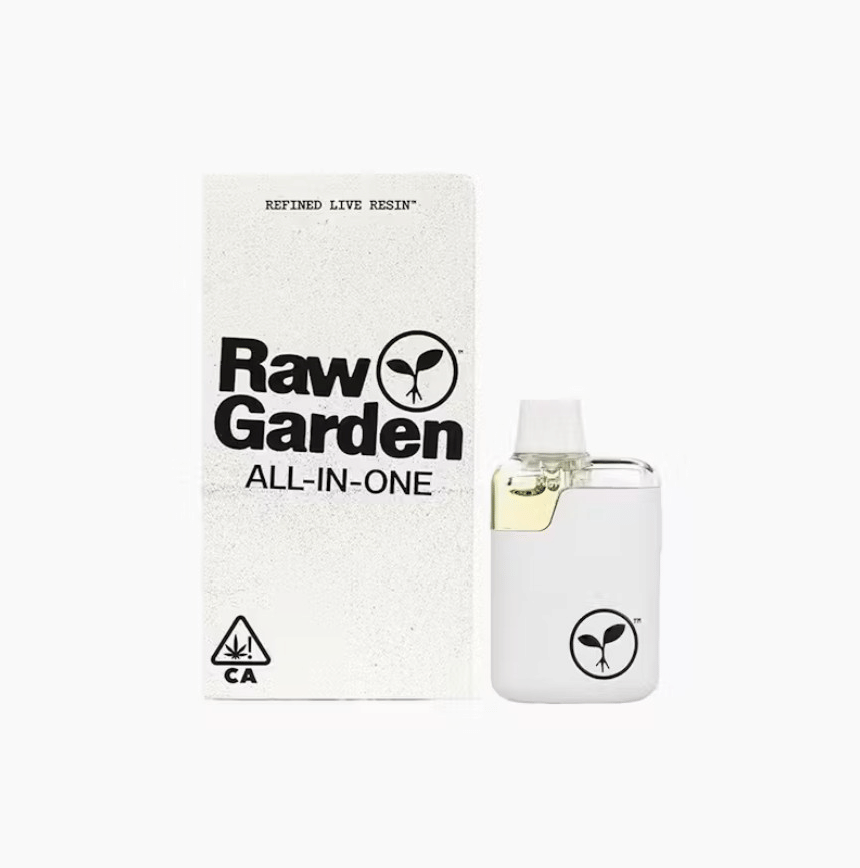 Raw Garden AIO - Raspberry Haze - Live Resin All-In-One Vape - 1g at Gemme Verdi San Francisco