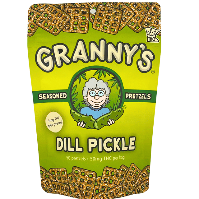 Dill - 1mg Hemp THC Pretzels - 50pk