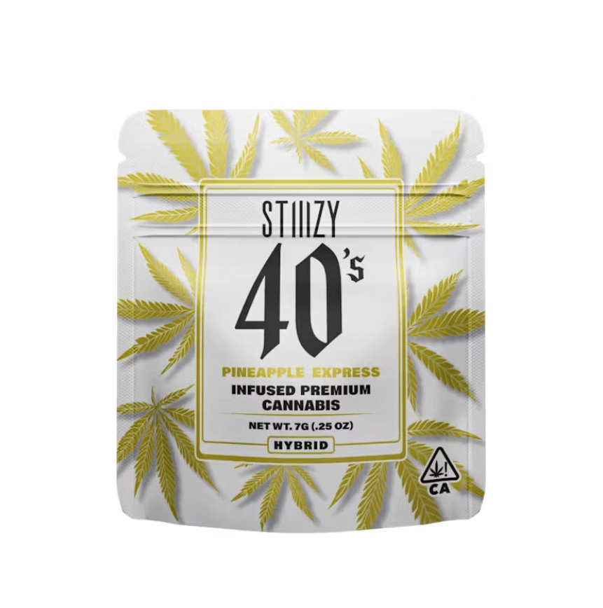 Stiiizy - Pineapple Express - 40's Infused Flower - 7g at Gemme Verdi in San Francisco