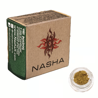 Nasha: Lemon Skunk Green Unpressed