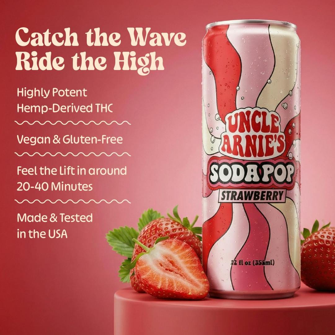 Uncle Arnie's: Strawberry Soda Pop