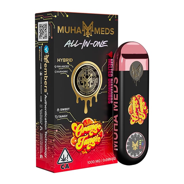 MUHA MEDS | 1G | ORANGE TANGIE | DISPOSABLE MELTED DIAMOND