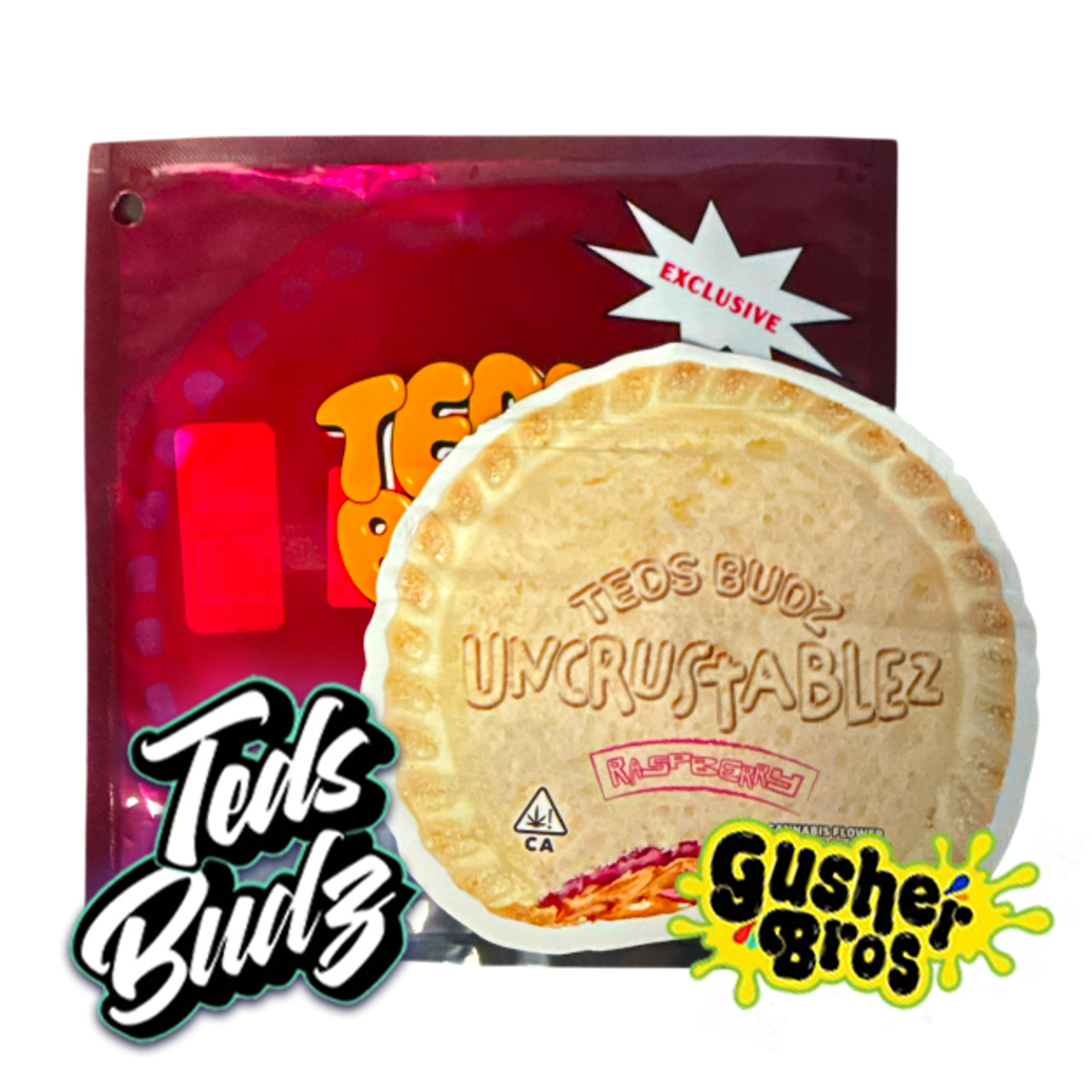 Teds Budz x Gusher Bros - Raspberry Uncrustablez - 3.5g - Teds Budz - RU - AAA Flower - 3.5g - $54.99 - Exotic Genetics