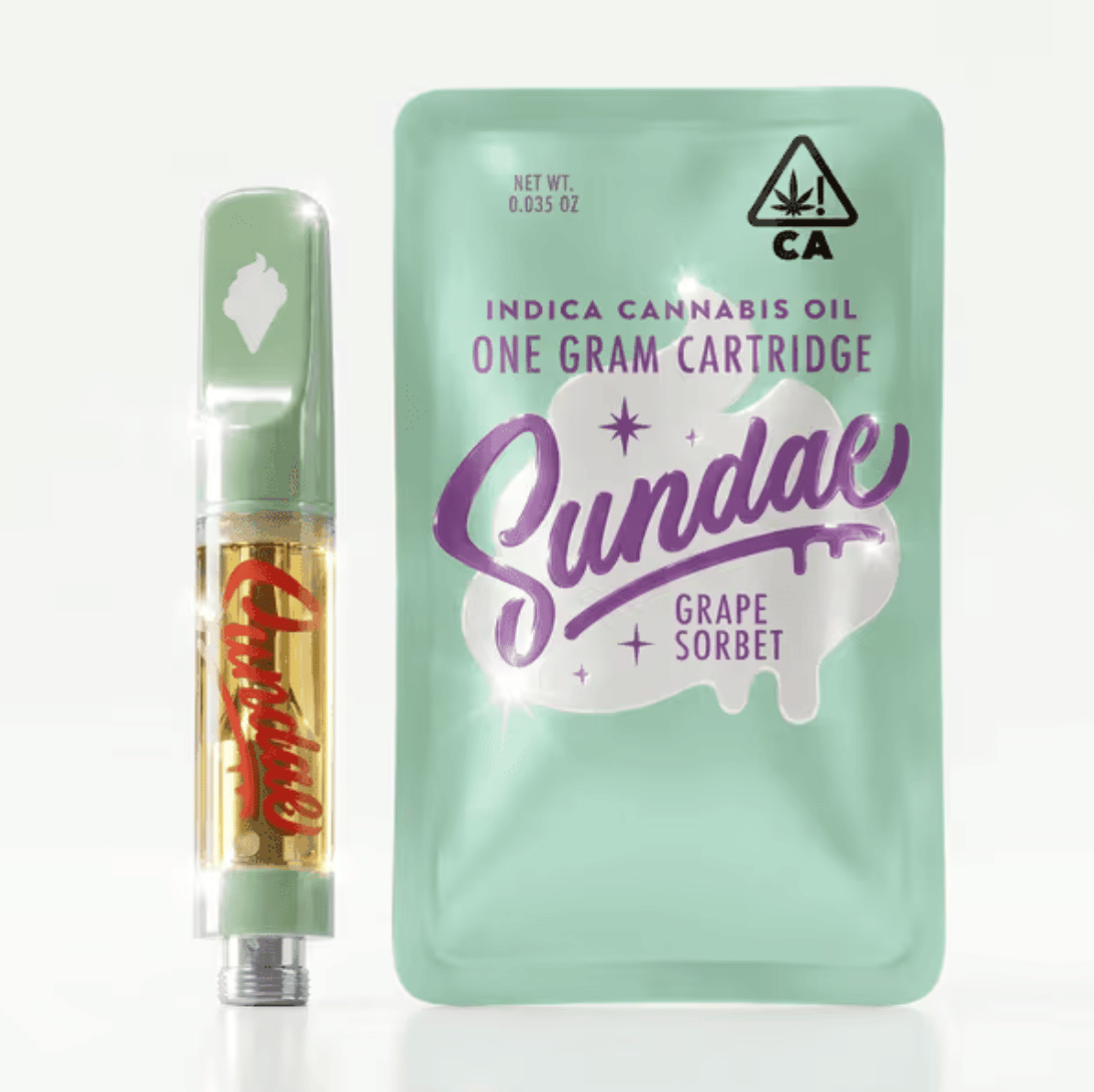 Sundae: Grape Sorbet