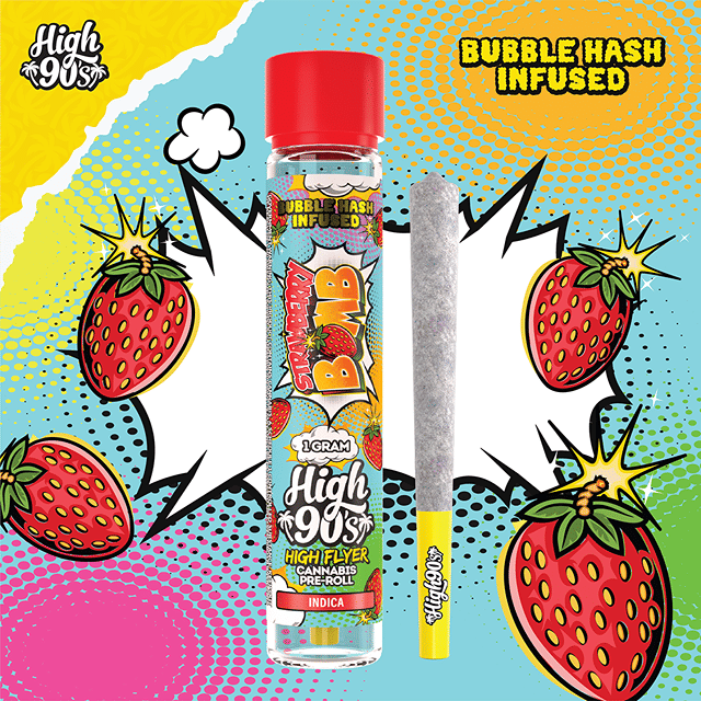 High 90's High Roller | 1.5g - Strawberry Bomb - Pre-Roll