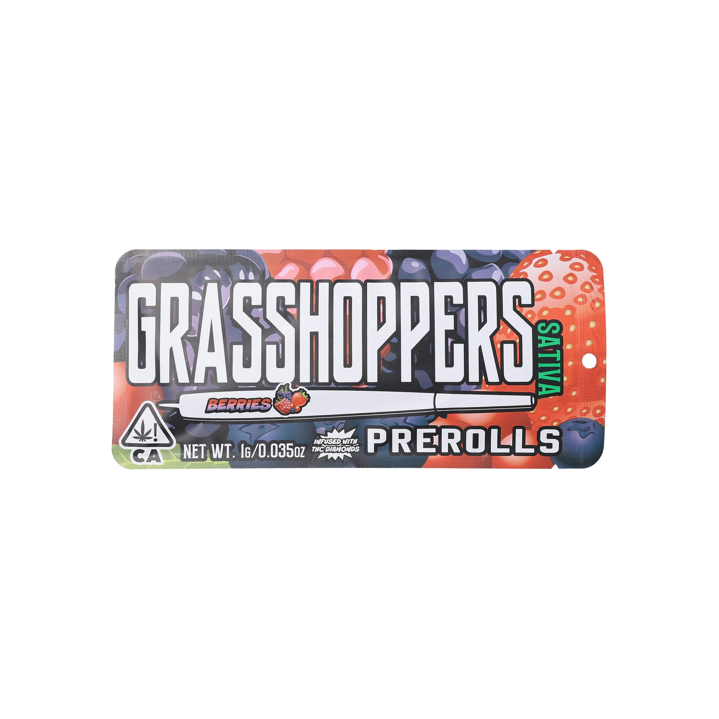 Grasshoppers: Berries 1G Infused