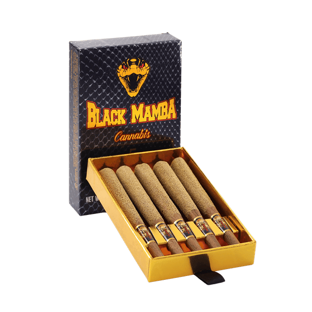 Black Mamba Box - Master Kush - 6g - 5-Pack Infused Blunt