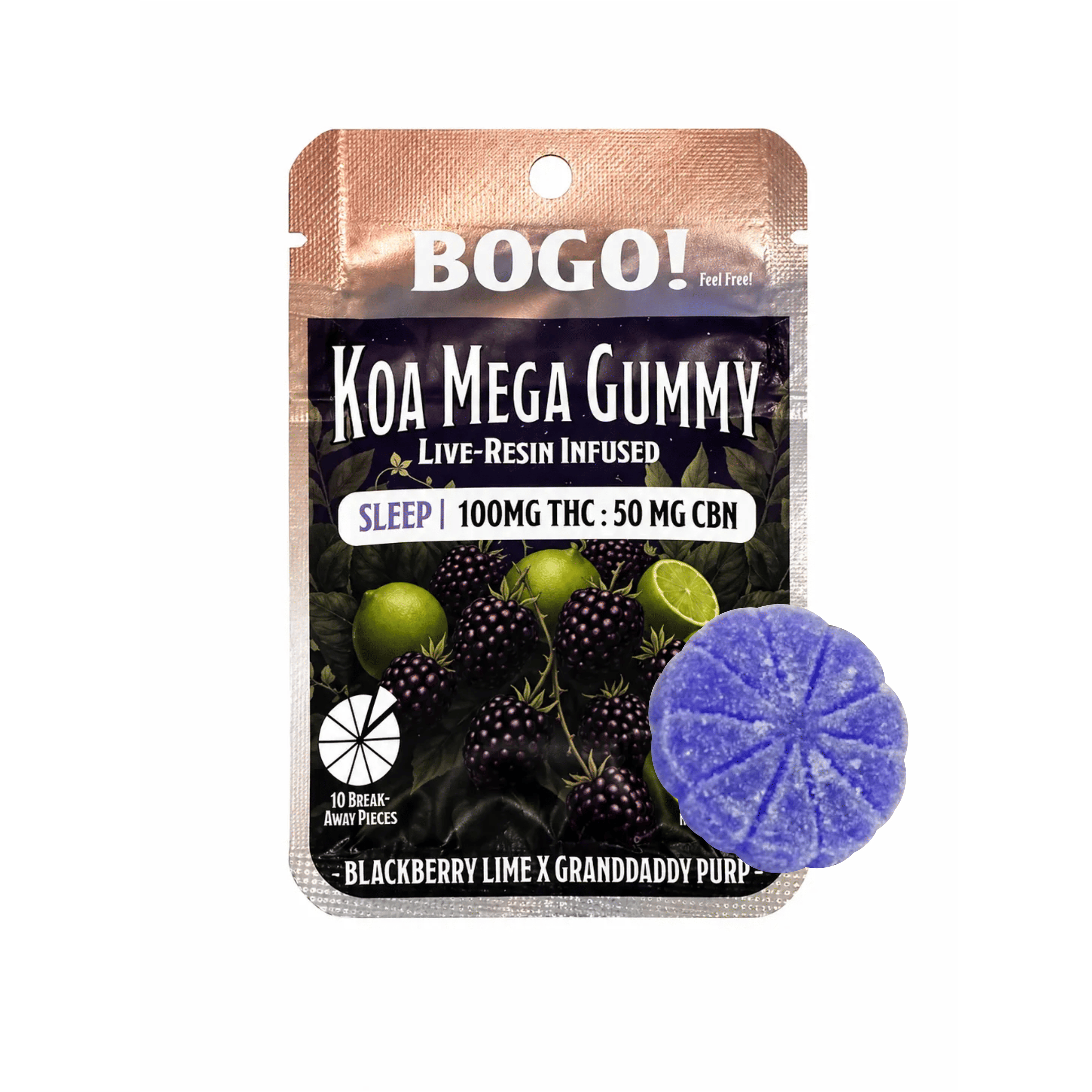Koa Cannabis Co. — Blackberry Lime x Grandaddy Purps
