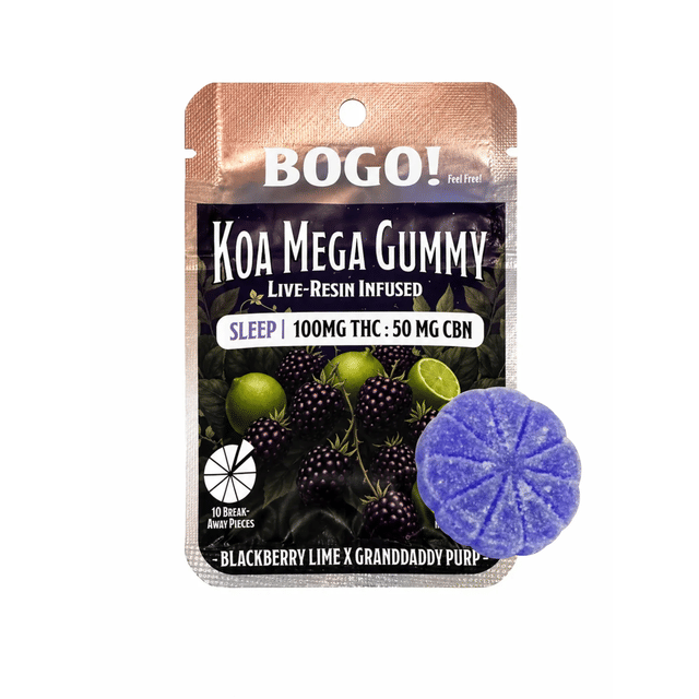 Koa Cannabis Co. — Blackberry Lime x Grandaddy Purps