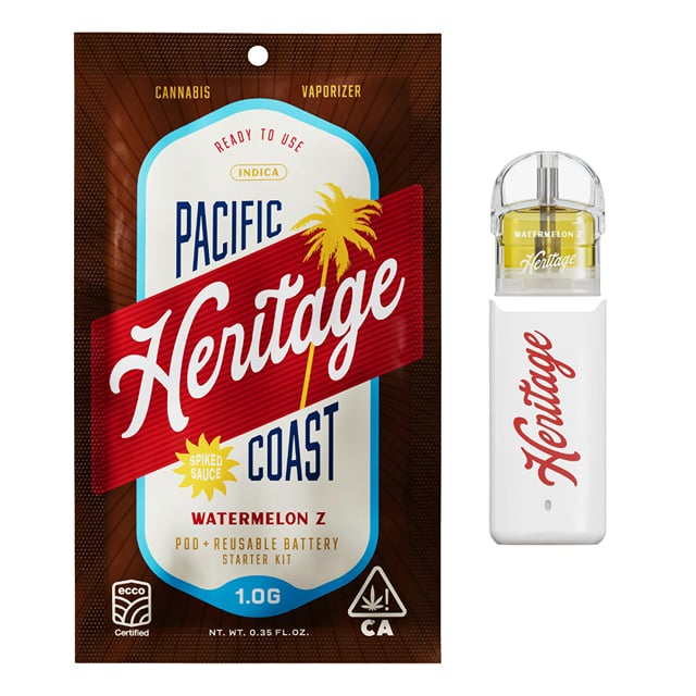 Watermelon Z | 1g | Pod + Battery Kit | Pacific Coast Heritage | Indica