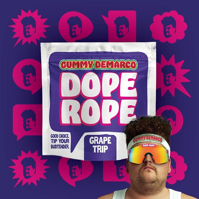Gummy Rope 200mg - Grape Trip