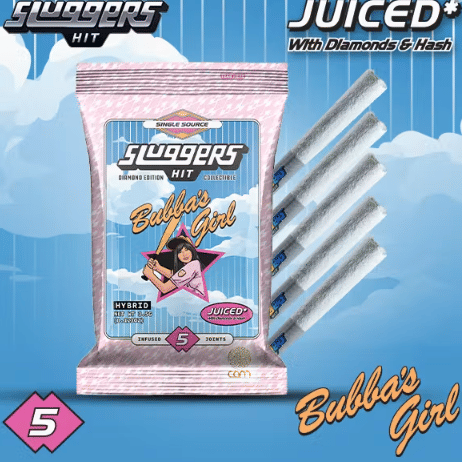 Sluggers x CAM - Bubba's Girl - Diamond Edition - Infused Pre-Rolls (5 Pack) - 3.5g - Sluggers - BG - Infused PR PK - 3.5g - $35.99 - Pre-Roll Packs