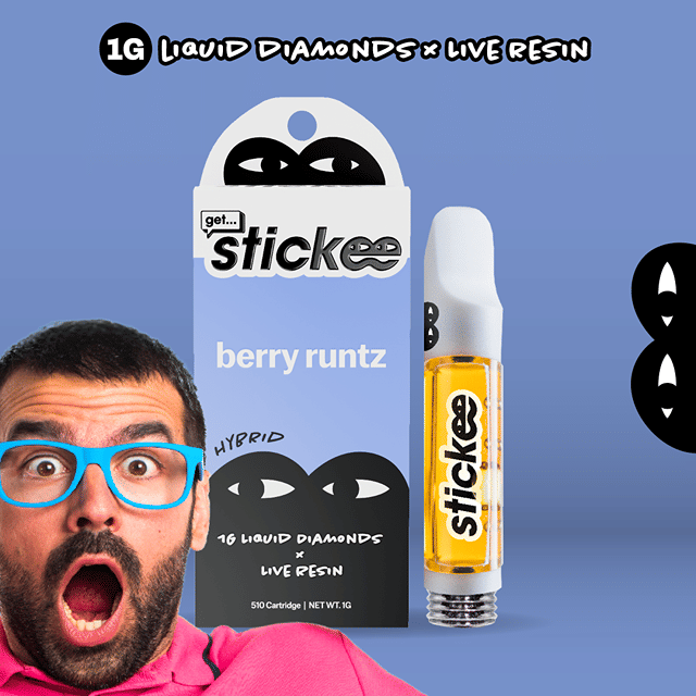 Live Resin x Liquid Diamond Cartridge 1g - Berry Runtz