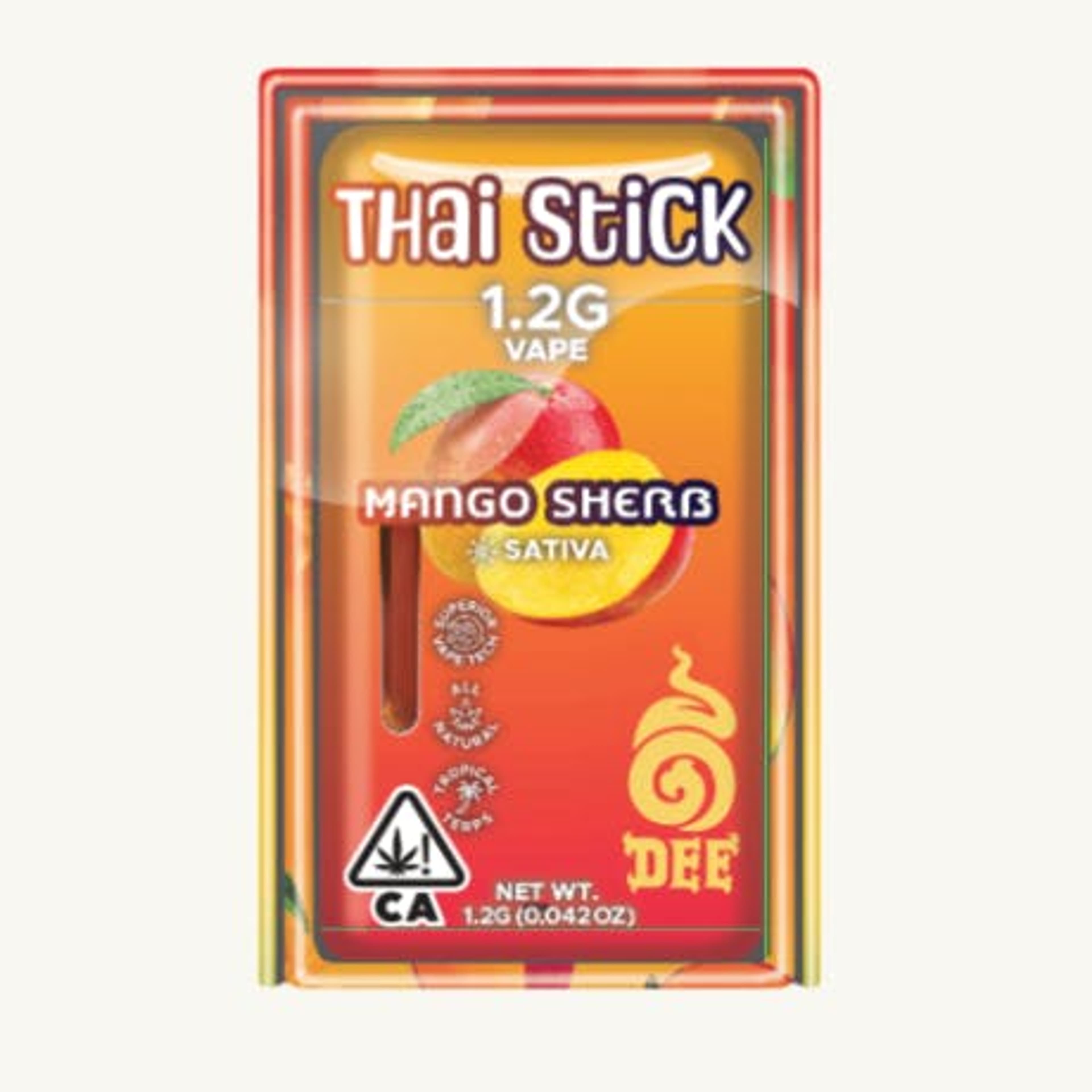 Dee Thai | 1.2g - Mango Sherb - AIO - Sativa - Dee Thai - - $20.54 - All-In-Ones