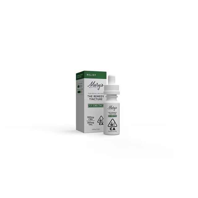 Remedy-Relief - Tinctures 1:1 (300mgCBD:300mgTHC) - 0.45oz