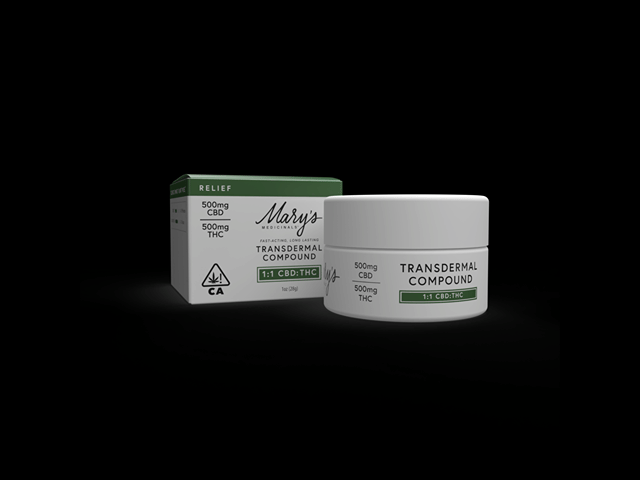 Relief - Compound Cream - (500mgCBD:500mgTHC) - Topicals Transdermal - 1oz
