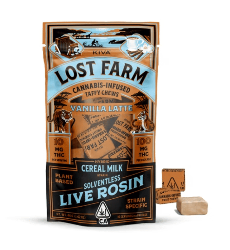 Kiva: Lost Farm Chews Vanilla Latte X Cereal Milk