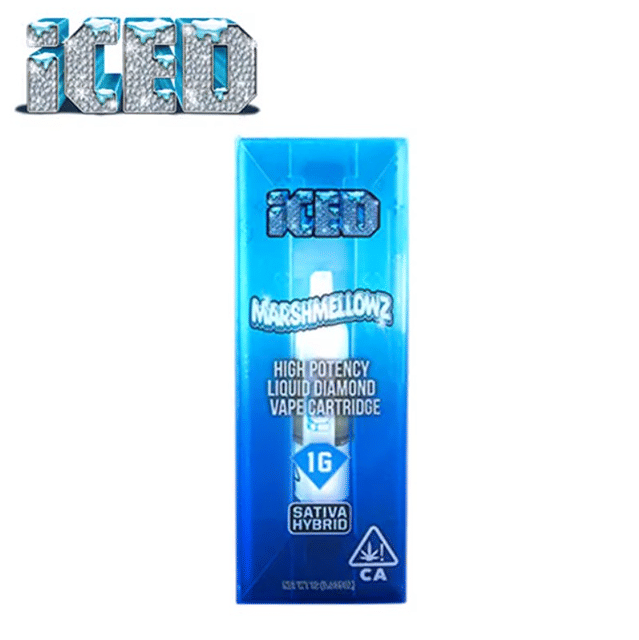 Iced - Marshmellowz - Liquid Diamond Vape Cartridge - 1g