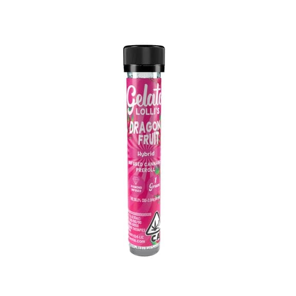 Gelato Lolli's | 1.2g - Dragon Fruit - Infused Pre-Roll - Hybrid - Gelato -  - $5.59 - Pre-Rolls