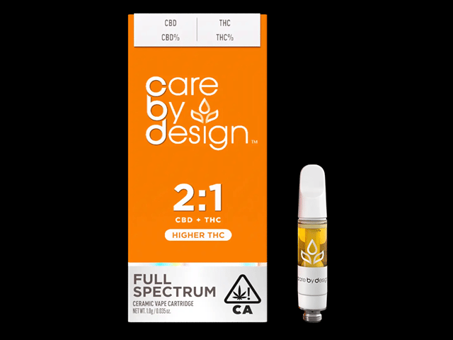 2:1 CBD + Higher THC - 510 Vape Cartridge - 1g