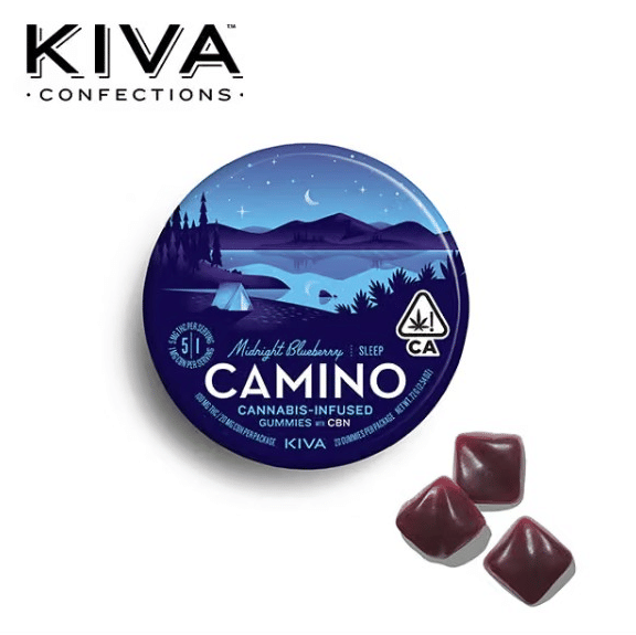 Camino - Midnight Blueberry 'Sleep' Gummies 5:1 THC / CBN - 100mg package