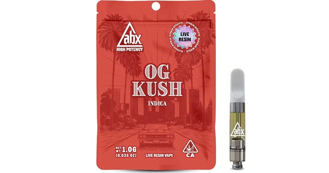 OG Kush - High Potency 510 Vape Cartridge - 1g