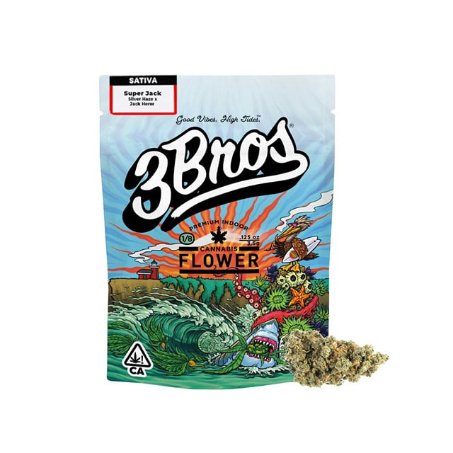 Super Jack | 3.5g | Indoor Flower | 3 Bros | Sativa