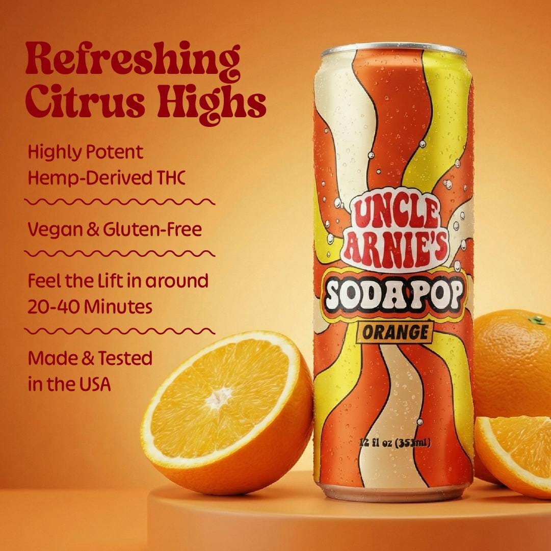 Uncle Arnie's: Orange Soda Pop
