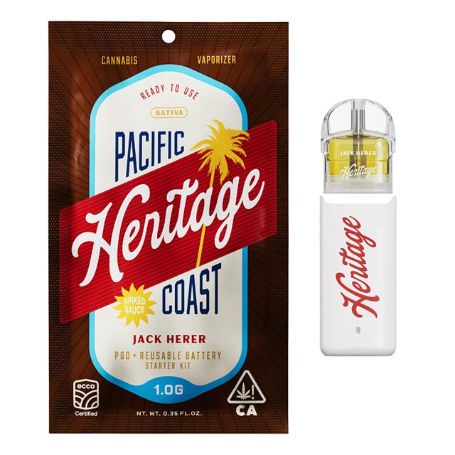 Jack Herer | 1g | Pod + Battery Kit | Pacific Coast Heritage | Sativa
