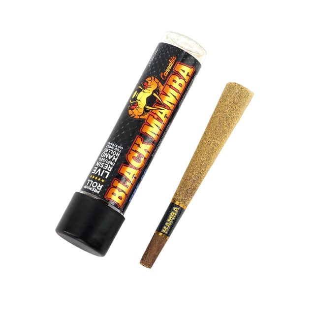 Black Mamba Single Pre-Roll - Lemon Cherry Gelato - 1.2g - Infused Blunt
