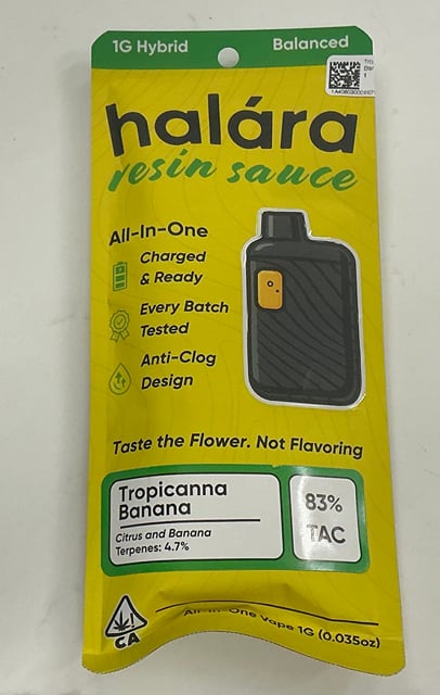 Tropicanna Banana - Live Resin - 1g - AIO - (H)