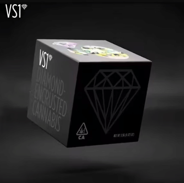VS1 - Lemon Z28 - Diamond Encrusted Flower - 3.5g