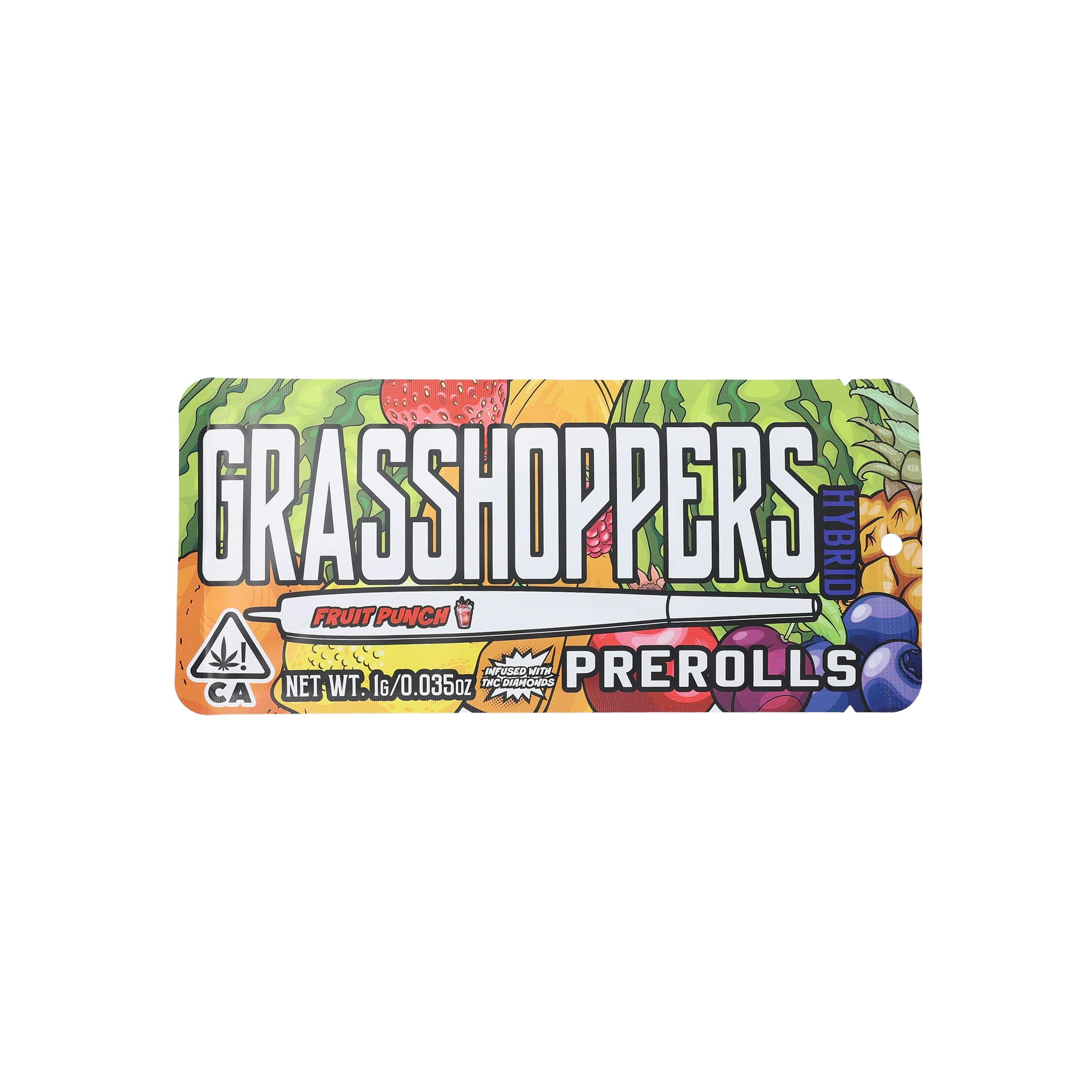 Grasshoppers: Fruit Punch 1g Infused