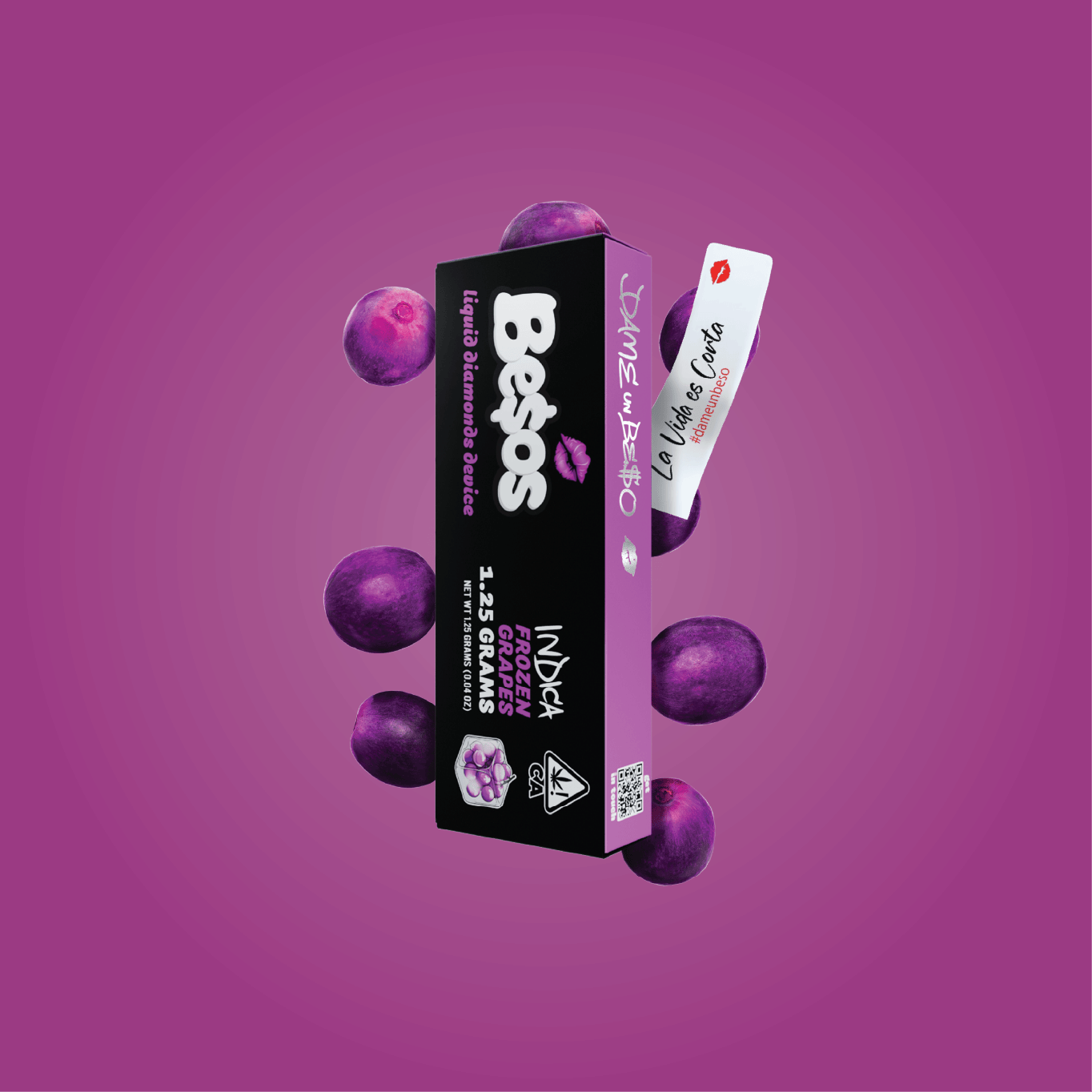 Besos: Frozen Grapes