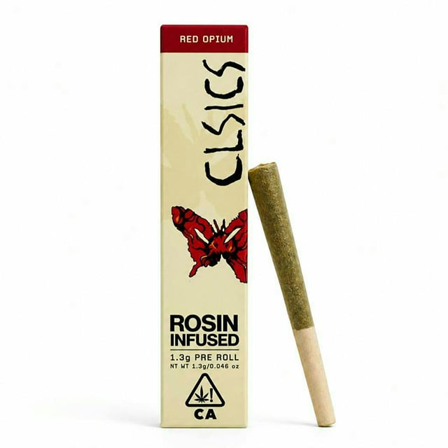 Red Opium 1.3g Rosin Infused