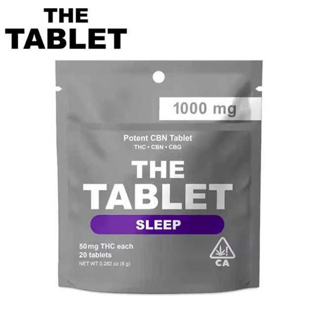 The Tablet (Sleep) - 20 Tablets (50mg each) - 1000mg THC / 300mg CBN / 50mg CBG
