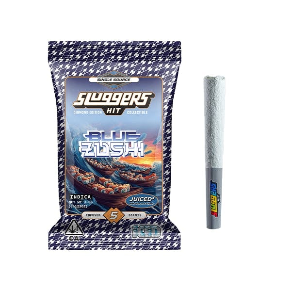 Sluggers - Infused Preroll - 3.5g 5pk - Diamond Edition - Blue Zushi