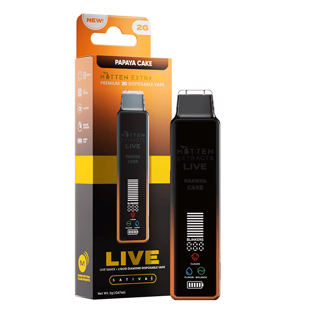 Live Sauce Disposable 2g - Papaya Cake