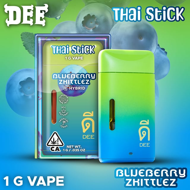 Dee Thai | 1.2g - Blueberry Z - AIO - Hybrid