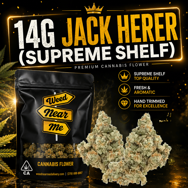 WeedNearMe 14G | Jack Herer (Supreme Shelf!)