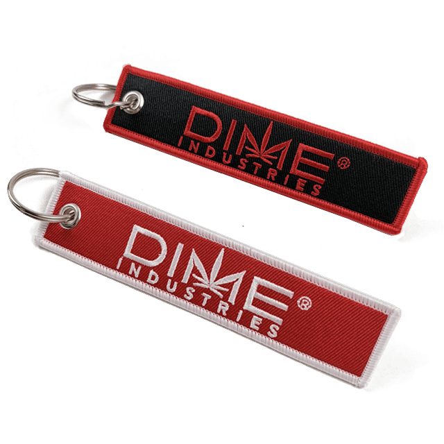 Dime Flight Tag Keychain